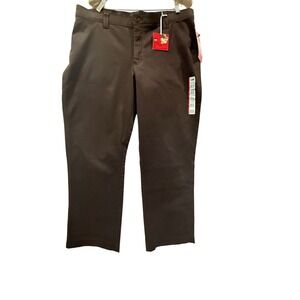 Lee Women's Comfort Fit Straight Leg Pants Coffee Size 18 Short